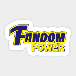 Fandom Power (A Dark Wing) Sticker